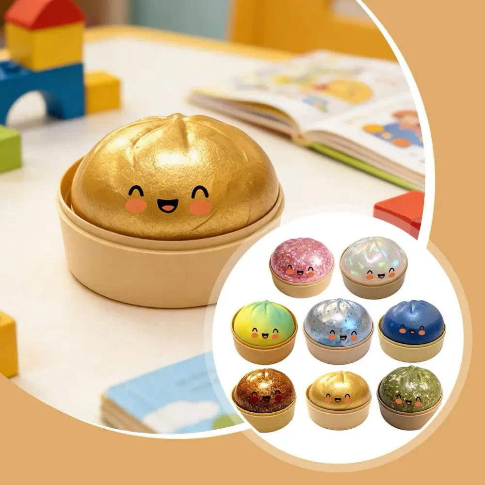 Squishy Steamed Bun Stress Relief Toy