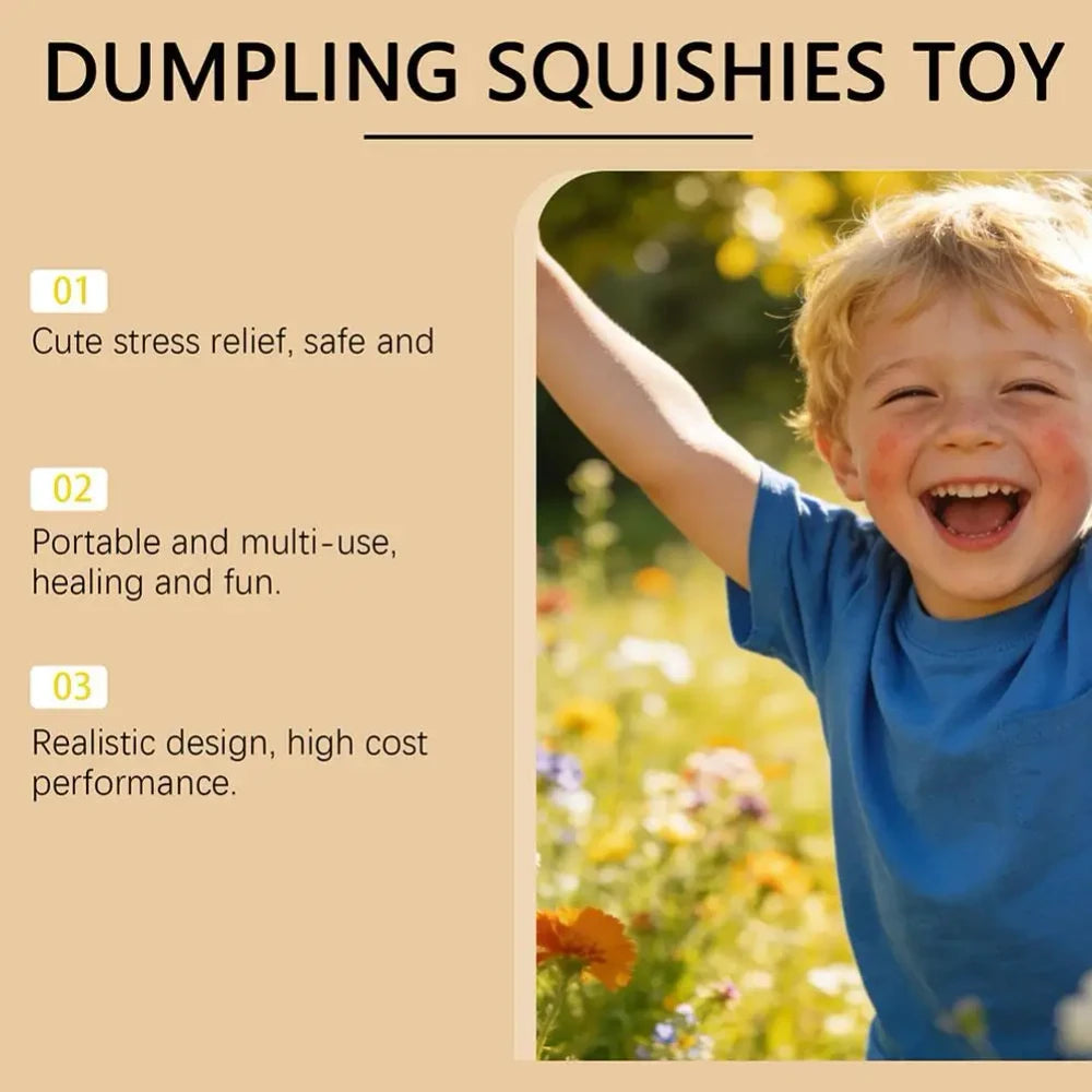 Squishy Steamed Bun Stress Relief Toy