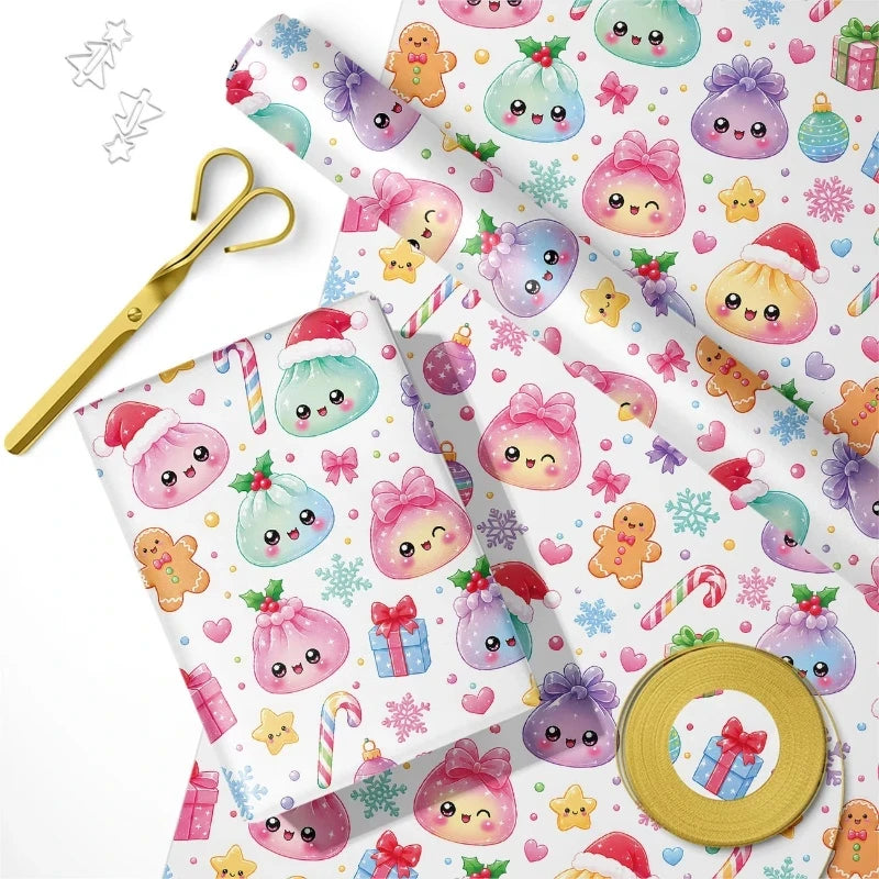 Christmas Dumplings Wrapping Paper