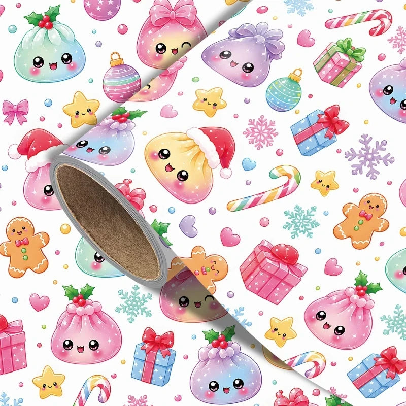 Christmas Dumplings Wrapping Paper