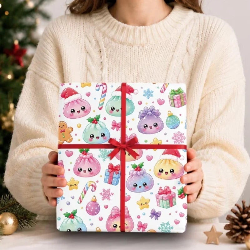 Christmas Dumplings Wrapping Paper