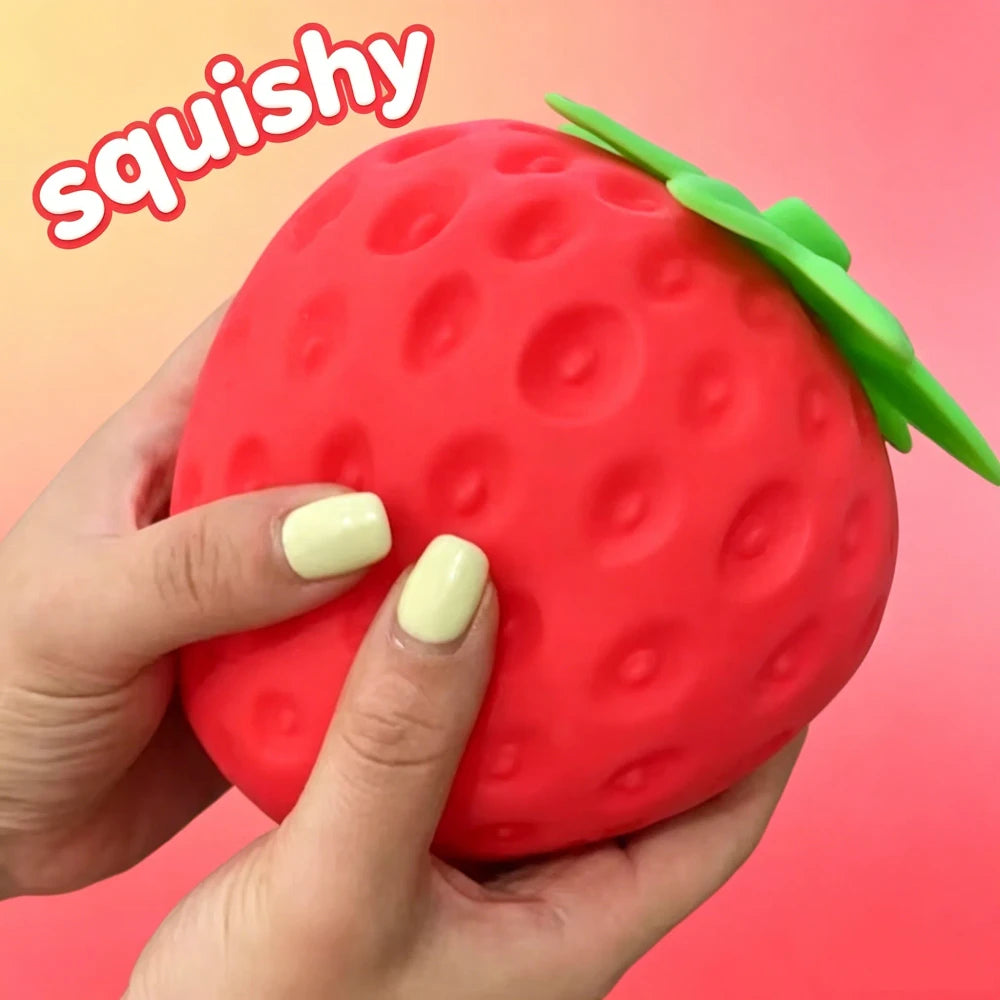 Super Jumbo Strawberry Squishy Toy