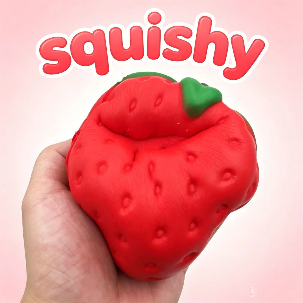 Super Jumbo Strawberry Squishy Toy