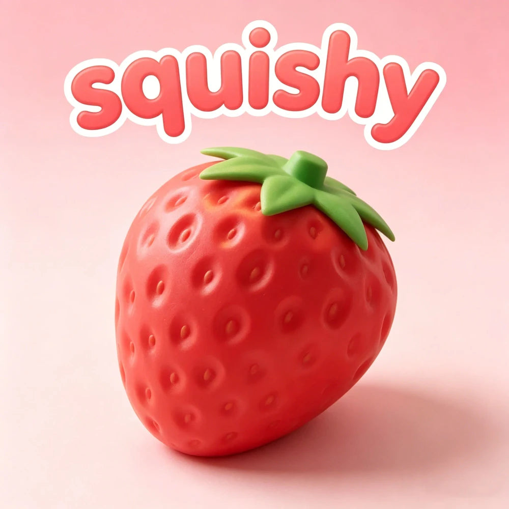 Super Jumbo Strawberry Squishy Toy
