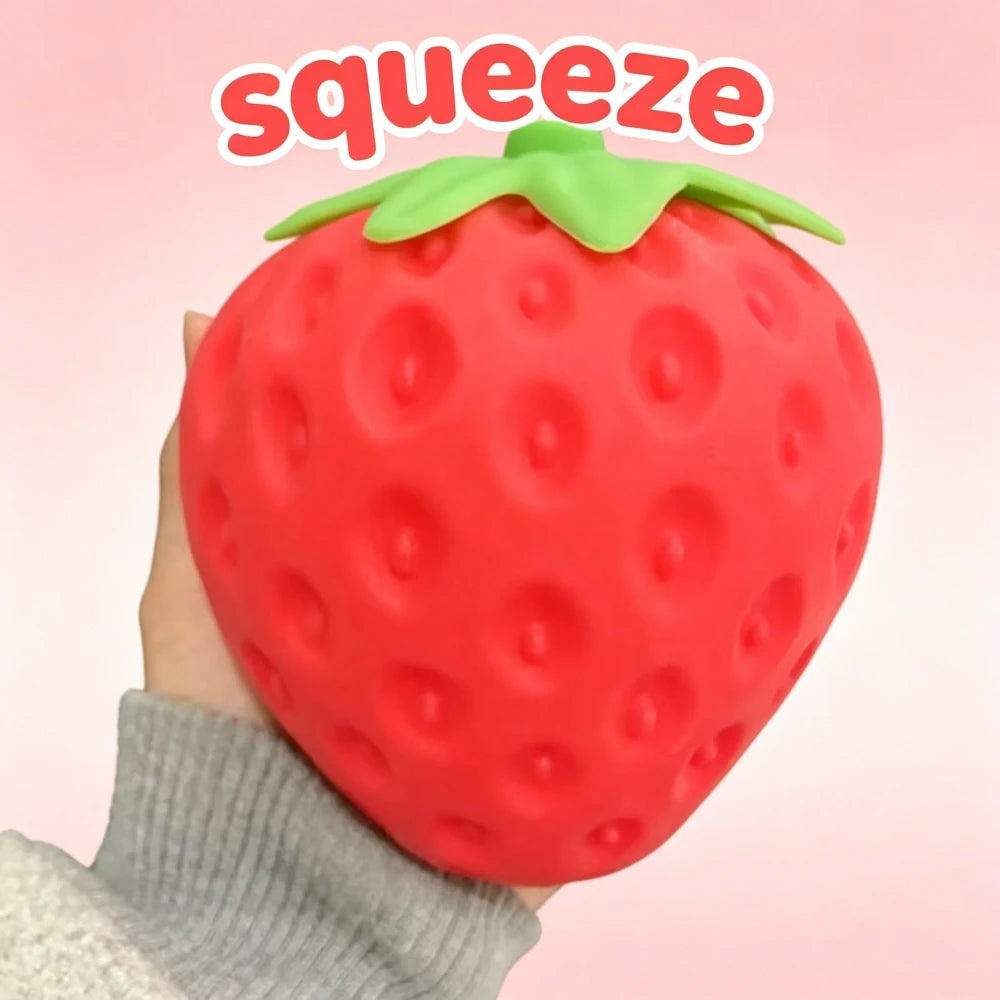 Super Jumbo Strawberry Squishy Toy