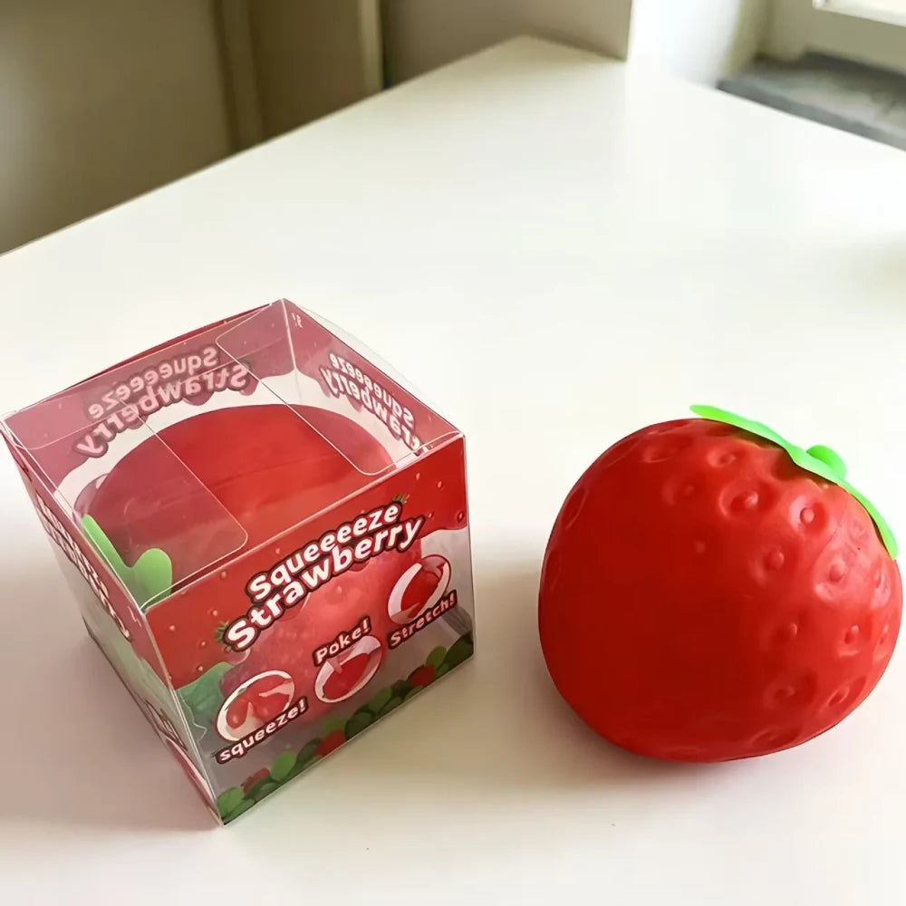 Super Jumbo Strawberry Squishy Toy