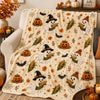 Cozy Spooky Season Throw Blanket
