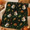 Cozy Spooky Season Throw Blanket